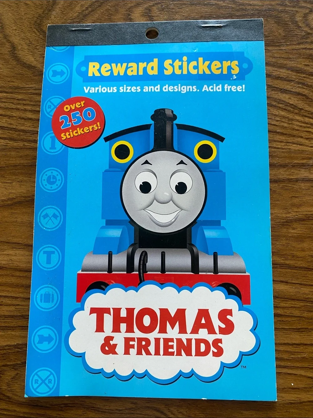 Thomas & Friends Bright Blue Reward Sticker Pack with Red Accents